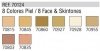 Vallejo 70124 Face Skin (8 color set)